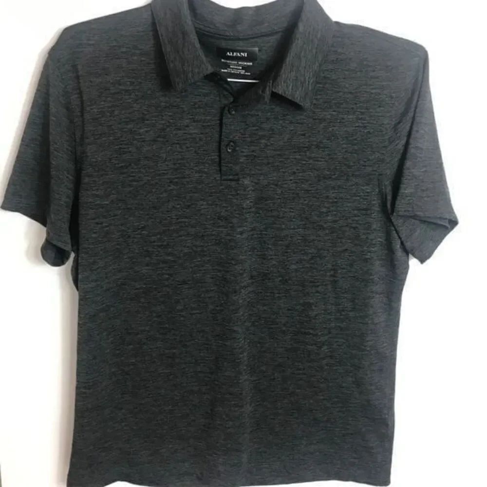 Alfani Gray Polo shirt size M. 0062